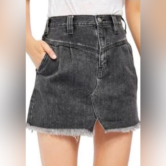 We The Free Dresses & Skirts - Free People Sidecar Mini Denim Skirt